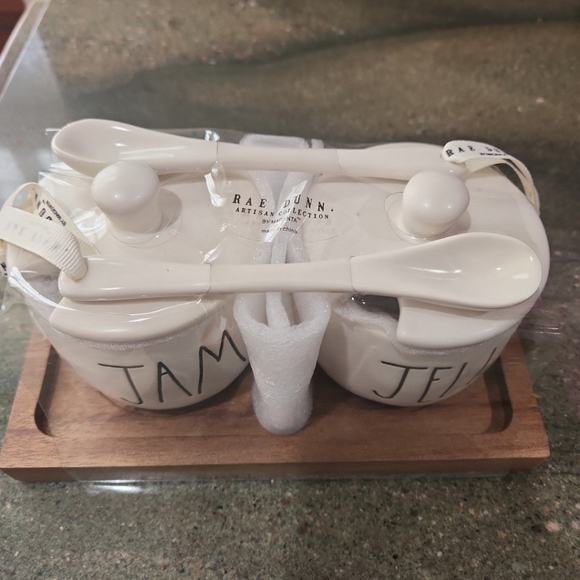 Rae Dunn Jam & Jelly + Butter Serving Set - Picture 2 of 3